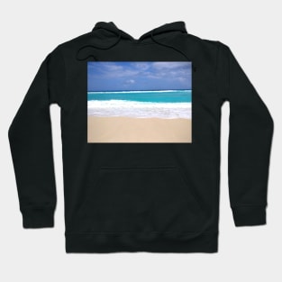 Cancún summer beach with white sand Hoodie